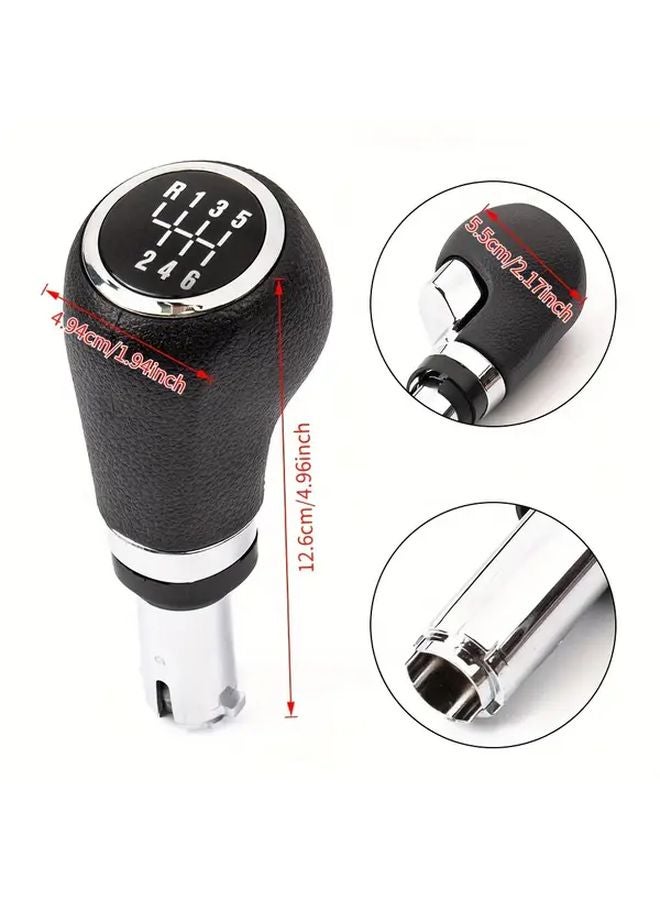 Black Quick Shift Knob Compatible With Mokka And Trax 6 - Image 2
